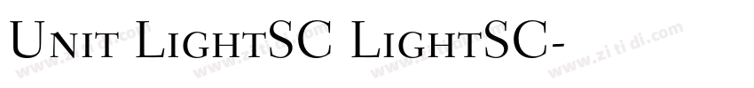 Unit LightSC LightSC字体转换
